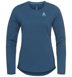 Odlo Womens T-Shirt Zeroweight L/S Blue Wing Teal / XS
