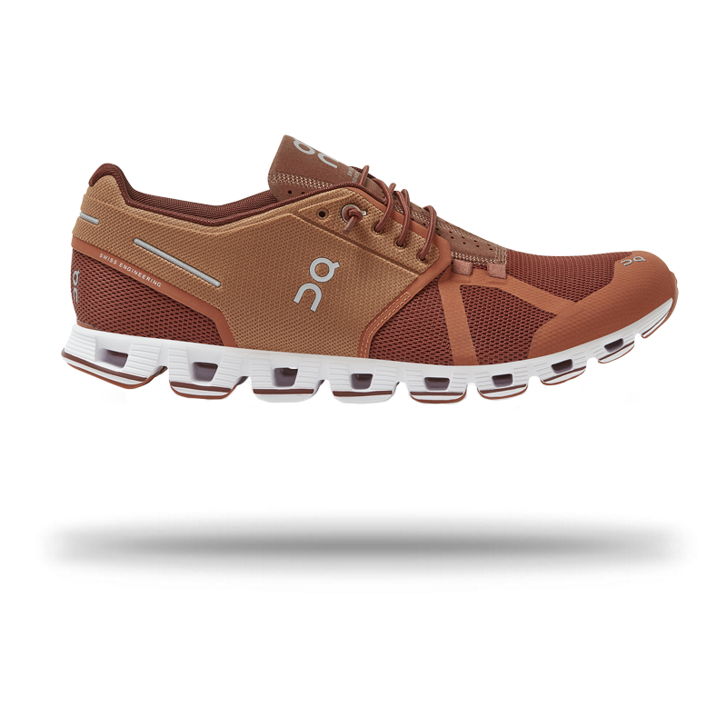 On Mens Cloud Running Shoe Russet | Cocoa / 8