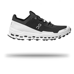 On Mens CloudUltra Running Shoe Black | White / 8
