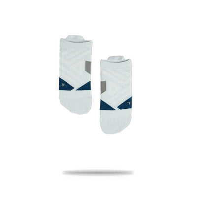 On Mens Low Sock Grey/Denim / M