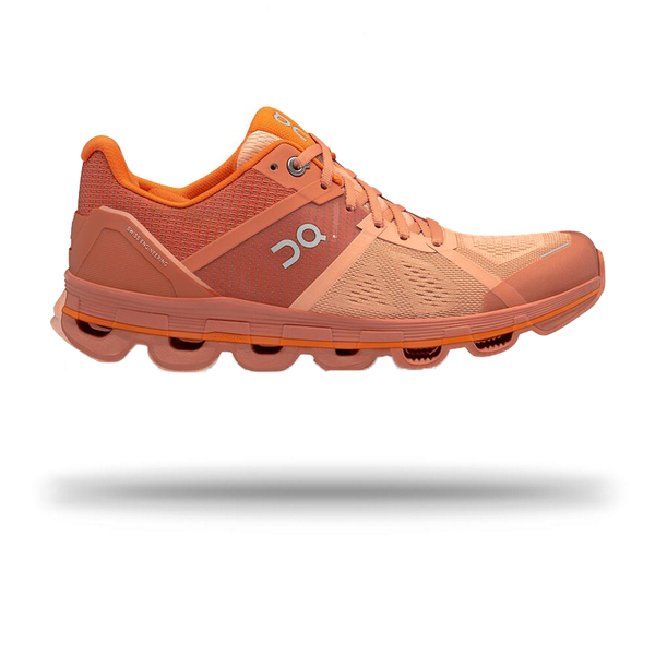 On Womens Cloudace Running Shoe Blush|Orange / 5