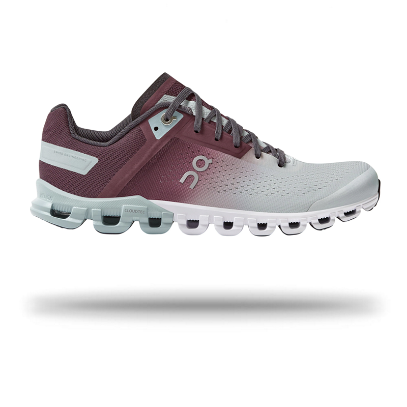 On Women's Cloudflow 2.0 Running Shoe Mulberry/Mineral / 4