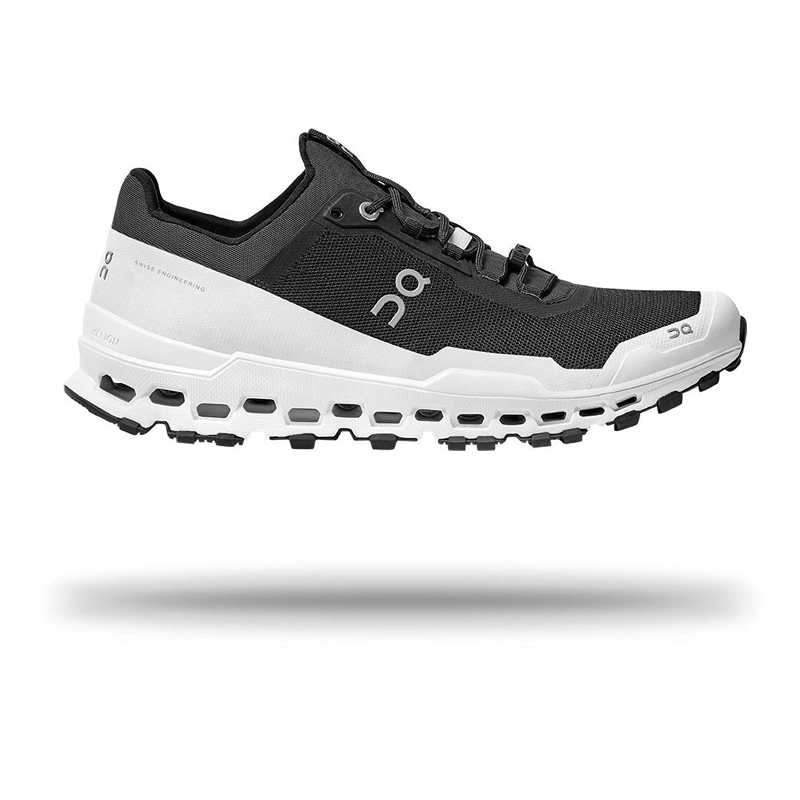On Womens Cloudultra Running Shoe Black | White / 5.5
