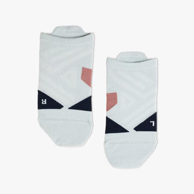 On Womens Low Sock Grey|Midnight / L