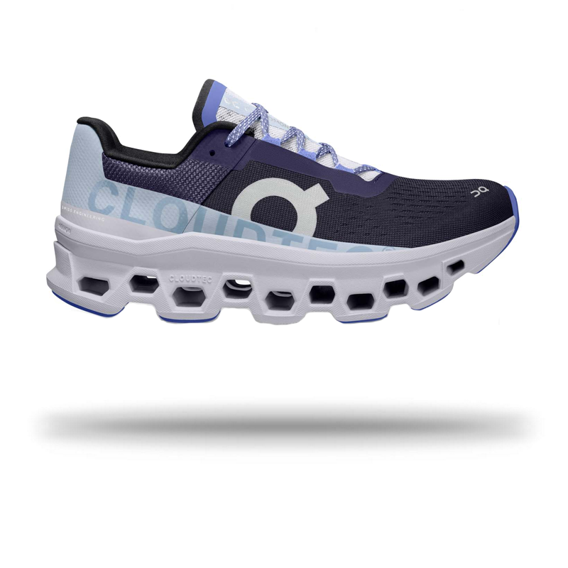 On Womens Cloudmonster Running Shoe Lavender / 4