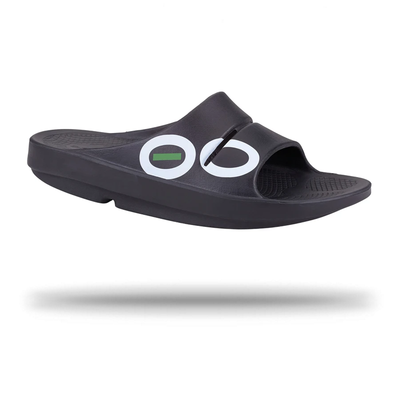 Oofos Unisex Ooahh Sport FlipFlop Black / Womens 7