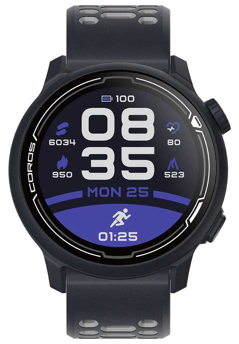 PACE 2 Premium GPS Sport Watch with Silicone Strap Navy