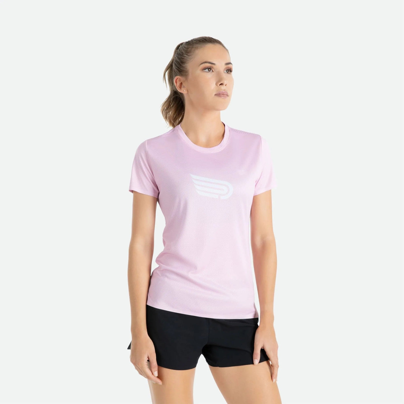 Pressio Womens Arahi S/S Top Pink / XS