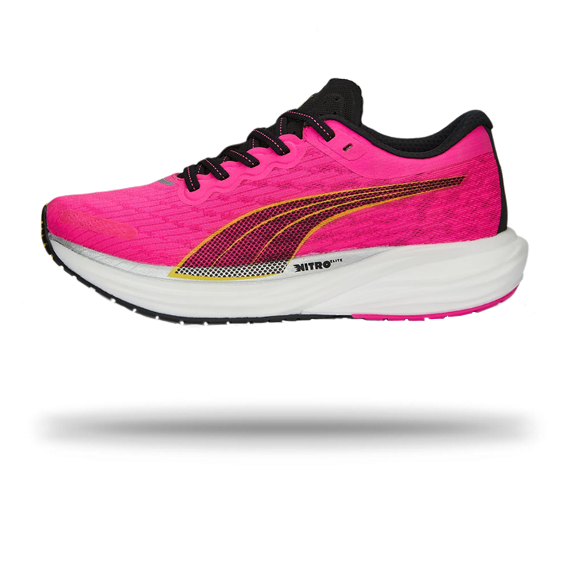 Puma Womens Deviate NITRO 2 Running Shoe Ravish-Fresh Pear / 4.5