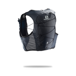 Salomon Active Skin 8 Set Running Backpack Ebony/Black / XS