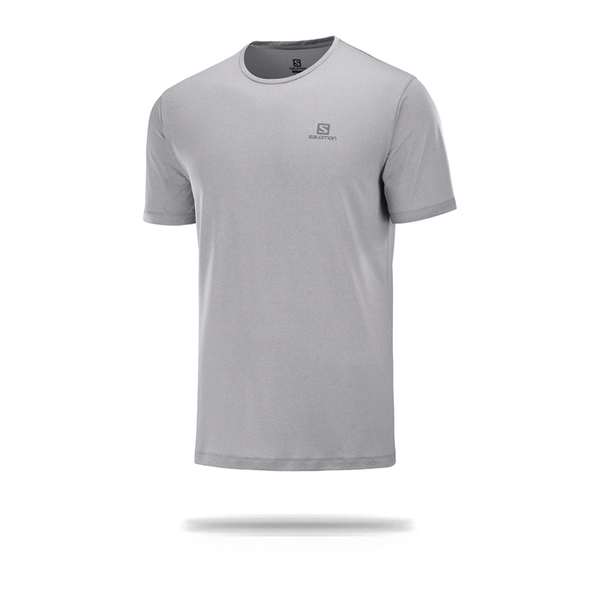 Salomon Mens Agile Training Tee Alloy/Heather / S