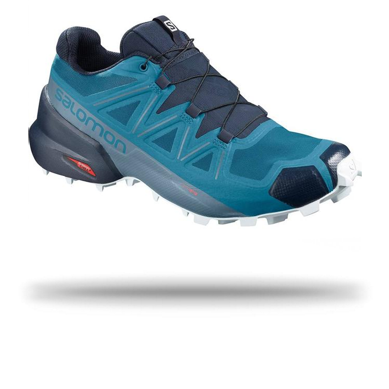 Salomon Mens SpeedCross 5 Trail Shoe Fjord Blue / Navy Blazer / Illusion Blue / 9.5