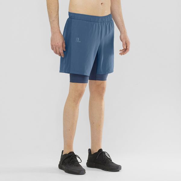 Salomon Mens Agile TwinSkin Short