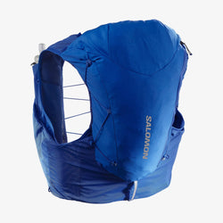 Salomon Unisex Advance Skin 12 Set with Flasks Backpack Nautical Blue / XL