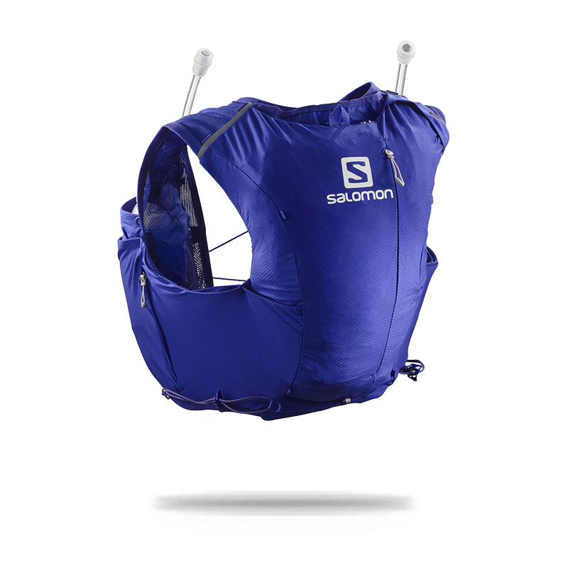 Salomon Womens Advance Skin 8 Set Running Backpack Clematis Blue / S