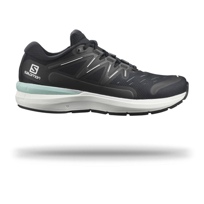 Salomon Womens Sonic 4 Balance Running Shoe Black/White/Black / 5