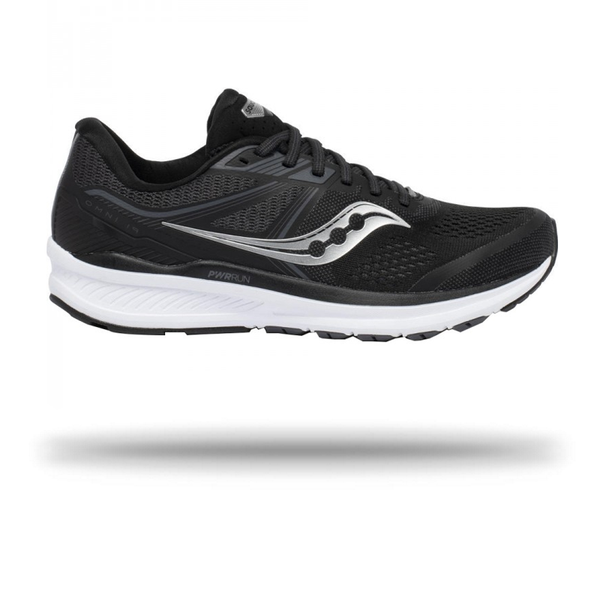 Saucony Mens Omni 19 Running Shoe Black|White / 8
