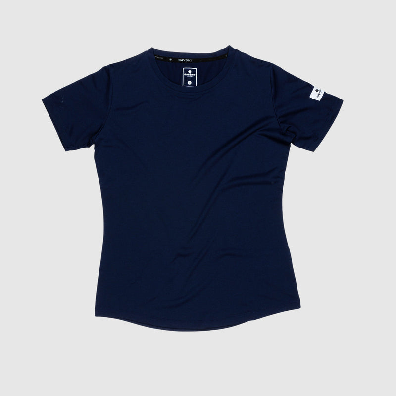 Saysky Womens Clean Combat T-Shirt. Maritime Blue / XS