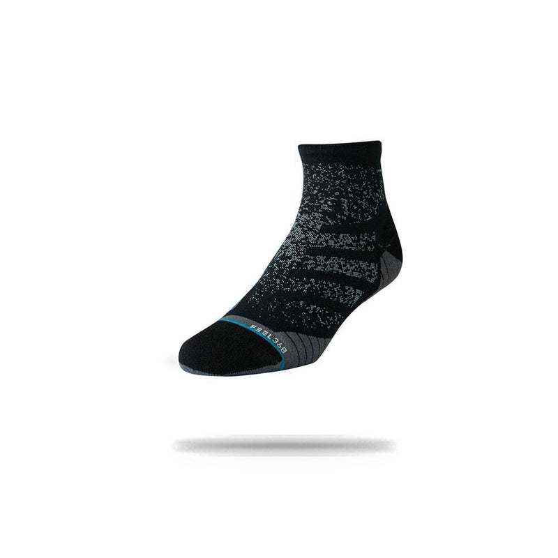 Stance Mens Uncommon Run QTR Sock Black / Med
