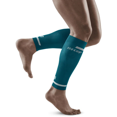 The Run Compression Calf Sleeves  Men's 4.0 Petrol / XL