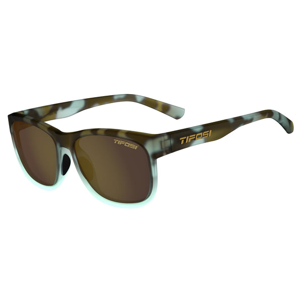Tifosi Swank XL Running Sunglasses. Blue Tortoise