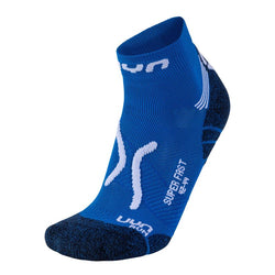 UYN Men's Running Super fast Sock French Blue/White / Small