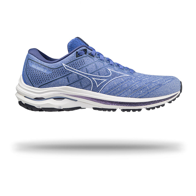Wave Inspire 18 Womens Running Shoe. White/Cobalt / 4