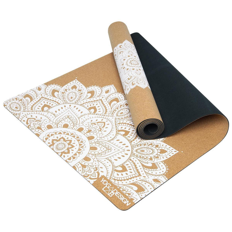 Yoga Design Lab Cork 3.5mm Yoga Mat Cork/White